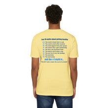 Load image into Gallery viewer, Late Night with Jetstream Health Coaching Motivational Unisex CVC Jersey T-shirt