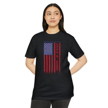 Load image into Gallery viewer, Independence Day USA Flag July 4th 2025 Unisex CVC Jersey T-shirt