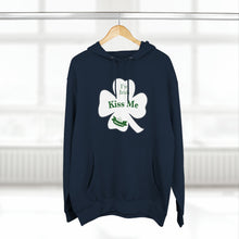 Load image into Gallery viewer, I’m Irish Kiss Me St Patricks Day Three-Panel Fleece Hoodie