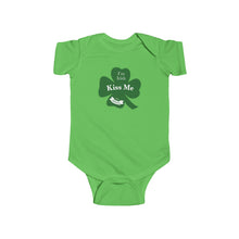 Load image into Gallery viewer, Kiss Me Im Irish Infant Fine Jersey Bodysuit