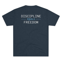 Load image into Gallery viewer, Health Coach Muscle Heart Barbell Unisex Tri-Blend Crew Tee