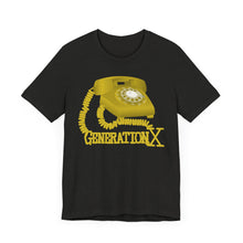 Load image into Gallery viewer, Generation X Rotary Phone Unisex Jersey Short Sleeve Tee