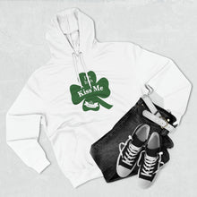 Load image into Gallery viewer, I’m Irish Kiss Me St Patricks Day Three-Panel Fleece Hoodie