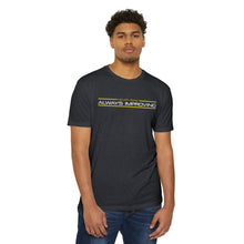 Load image into Gallery viewer, Never Done Always Improving Motivational Unisex CVC Jersey T-shirt
