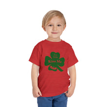 Load image into Gallery viewer, Kiss Me I’m Irish St Patrick’s Day Toddler Short Sleeve Tee