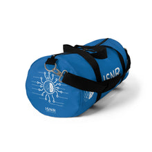 Load image into Gallery viewer, ISNR Neuroregulation Disciplines Duffel Bag - Blue Travel Bag