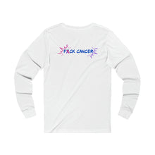 Load image into Gallery viewer, Kick Ass Mode Activated F Cancer Unisex Jersey Long Sleeve Tee