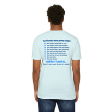 Load image into Gallery viewer, Late Night with Jetstream Health Coaching Motivational Unisex CVC Jersey T-shirt