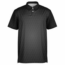 Load image into Gallery viewer, Golf Ball Black Polo Shirt - AOP