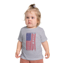 Load image into Gallery viewer, Independence Day July 4 2025 USA Flag Baby Short Sleeve T-Shirt