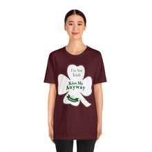 Load image into Gallery viewer, St. Patricks Day 2024 I am Not Irish Kiss Me Anyway Unisex Softstyle T-Shirt