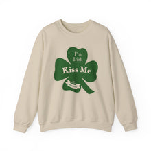 Load image into Gallery viewer, Kiss Me I’m Irish St Patrick’s Day Unisex Heavy Blend™ Crewneck Sweatshirt