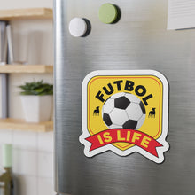 Load image into Gallery viewer, Futbol Is Life Die-Cut Magnets