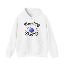 Load image into Gallery viewer, Bowling Dad Fathers Day Unisex Heavy Blend™ Hooded Sweatshirt