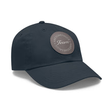 Load image into Gallery viewer, Team Awesomesauce Dad Hat with Leather Patch (Round)