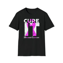 Load image into Gallery viewer, Cure It Breast Cancer Unisex Softstyle T-Shirt