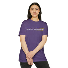 Load image into Gallery viewer, Never Done Always Improving Motivational Unisex CVC Jersey T-shirt