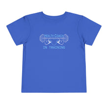 Load image into Gallery viewer, Team Platinum 2023 conference muscle heart barbell change your habits change your life in training Toddler Short Sleeve Tee