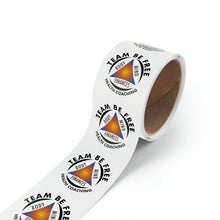 Load image into Gallery viewer, Team Be Free Health Coaching Round Sticker Label Rolls