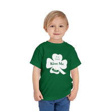 Load image into Gallery viewer, Kiss Me I’m Irish St Patrick’s Day Toddler Short Sleeve Tee
