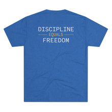 Load image into Gallery viewer, Health Coach Muscle Heart Barbell Unisex Tri-Blend Crew Tee