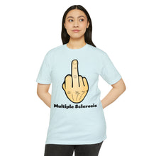 Load image into Gallery viewer, Middle Finger Multiple Sclerosis Unisex CVC Jersey T-shirt