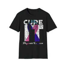 Load image into Gallery viewer, Cure It Thyroid Cancer Unisex Softstyle T-Shirt