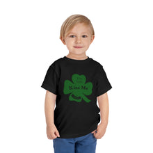 Load image into Gallery viewer, Kiss Me I’m Irish St Patrick’s Day Toddler Short Sleeve Tee