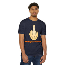 Load image into Gallery viewer, Middle Finger Multiple Sclerosis Unisex CVC Jersey T-shirt