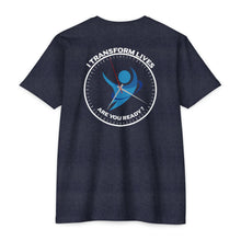 Load image into Gallery viewer, Jetstream Health Coach I Transform Lives Are You Ready Unisex Motivational CVC Jersey T-shirt