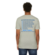 Load image into Gallery viewer, Late Night with Jetstream Health Coaching Motivational Unisex CVC Jersey T-shirt