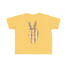 Load image into Gallery viewer, Independence Day USA Peace Fingers Toddler's Fine Jersey Tee