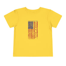 Load image into Gallery viewer, Independence Day USA Flag July 4th 2024 Toddler Short Sleeve Tee