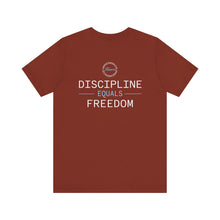Load image into Gallery viewer, Team Platinum 2023 Conference Muscle Heart Discipline Equals Freedom Unisex Jersey Short Sleeve Crew Neck Tee
