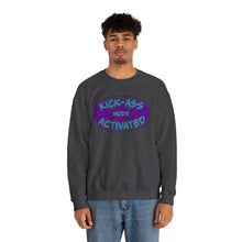 Load image into Gallery viewer, Kick Ass Mode Activated F Cancer Unisex Heavy Blend™ Crewneck Sweatshirt