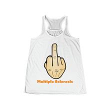 Load image into Gallery viewer, Middle Finger Multiple Sclerosis Women's Flowy Racerback Tank