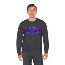 Load image into Gallery viewer, Kick Ass Mode Activated F Cancer Unisex Heavy Blend™ Crewneck Sweatshirt