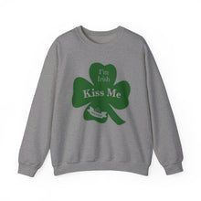 Load image into Gallery viewer, Kiss Me I’m Irish St Patrick’s Day Unisex Heavy Blend™ Crewneck Sweatshirt