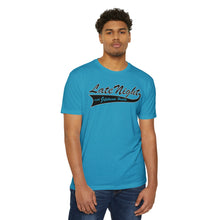 Load image into Gallery viewer, Late Night with Jetstream Health Coaching Motivational Unisex CVC Jersey T-shirt