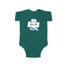 Load image into Gallery viewer, Kiss Me Im Irish Infant Fine Jersey Bodysuit