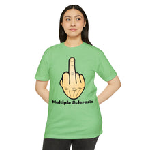 Load image into Gallery viewer, Middle Finger Multiple Sclerosis Unisex CVC Jersey T-shirt
