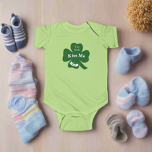 Load image into Gallery viewer, Kiss Me Im Irish Infant Fine Jersey Bodysuit