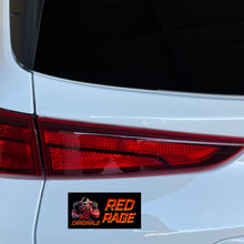 Load image into Gallery viewer, Cardinals Red Rage #18 Black Bumper Stickers