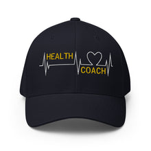 Load image into Gallery viewer, Health Coach Heartbeat discipline equals freedom Flex Fit Structured Twill Cap