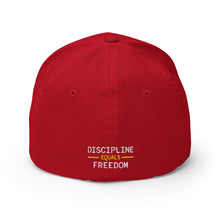 Load image into Gallery viewer, Health Coach Heartbeat discipline equals freedom Flex Fit Structured Twill Cap