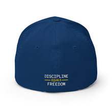 Load image into Gallery viewer, Health Coach Heartbeat discipline equals freedom Flex Fit Structured Twill Cap