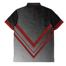 Load image into Gallery viewer, Golf V Red & Black Polo Shirt - AOP