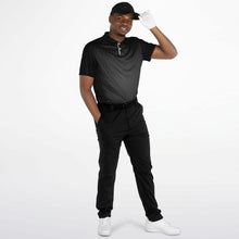 Load image into Gallery viewer, Golf Ball Black Polo Shirt - AOP