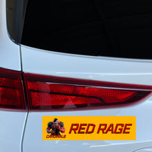 Load image into Gallery viewer, Cardinals Red Rage Personalized Yellow Bumper Stickers