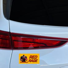 Load image into Gallery viewer, Cardinals Red Rage Personalized Yellow Bumper Stickers